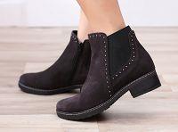 GABOR 嘉宝女士麂皮短靴  92.720.47