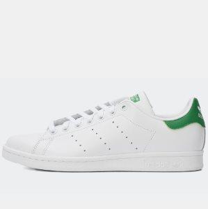 ADIDAS 绿尾小白女鞋