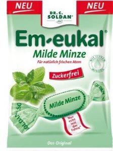 KINDER EM-EUKAL 经典无糖润喉糖