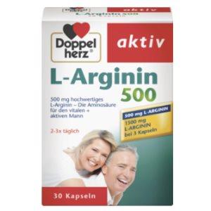 DOPPELHERZ 精氨酸500MG膳食补充剂