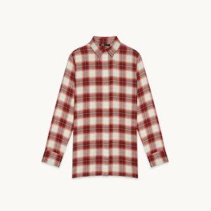 MAJE 女士格子衬衫