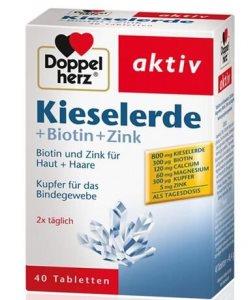 DOPPELHERZ KIESELERDE 胶原蛋白片+硅+锌