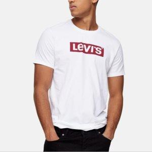 LEVIS 男士短袖白色T恤