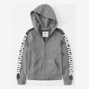 ABERCROMBIE FITCH 男童拉链休闲外套 635435032