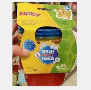 NUBY 辅食碗小号 6件