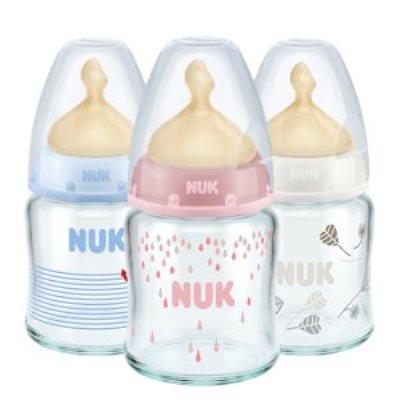 NUK 宽口径玻璃奶瓶+S硅胶奶嘴
