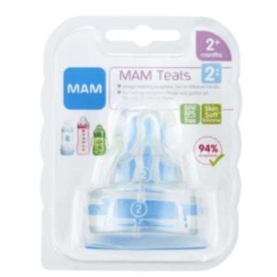 MAM 防胀气丝感奶嘴2段 2个月以上