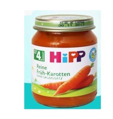 HIPP 六个月胡萝卜豆子果泥