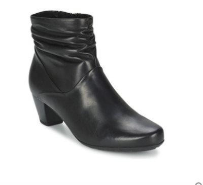 GABOR 嘉宝牛皮黑色女靴