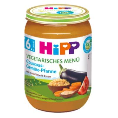 HIPP 六个月西红柿胡萝卜茄子牛奶果泥